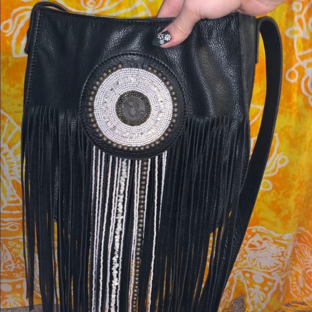 Fringe purse